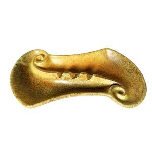 MCM Mid Century Royal Hager Mustard Yellow Ashtray